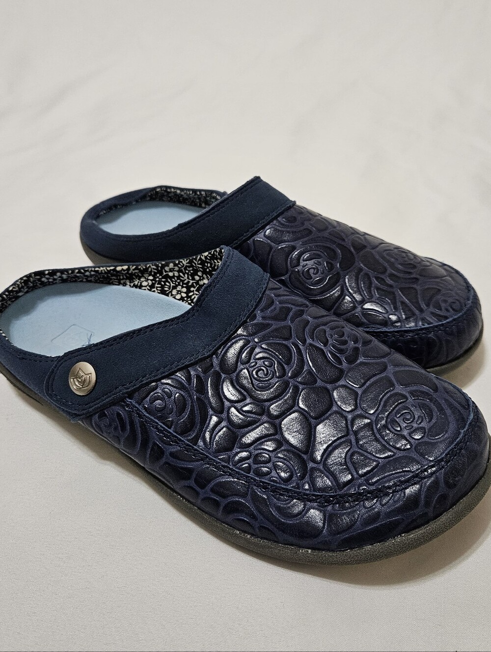 Spenco Slip on Ailicia Slide Mules Comfort Orthotic Womens Size 7 EU 37.5